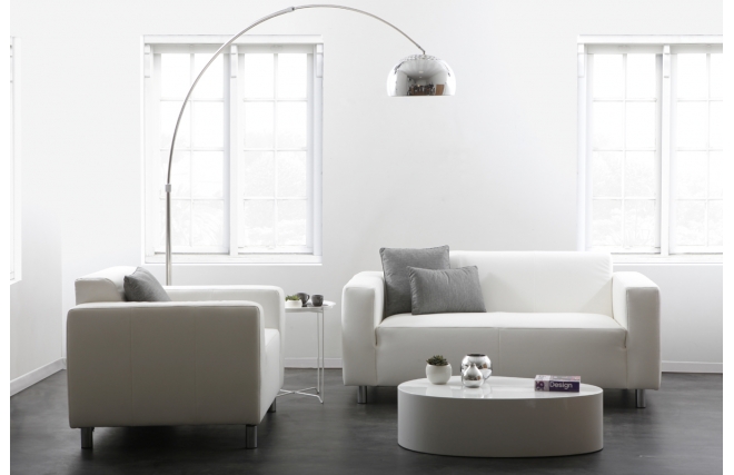 Poltrona design bianca CAPRI
