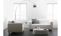 Poltrona design bianca CAPRI