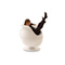 Poltrona design bianca CUP