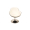 Poltrona design bianca e nera Solly