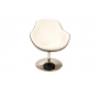 Poltrona design bianca e nera Solly
