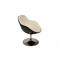 Poltrona design bianca e nera Solly