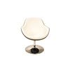 Poltrona design bianca e nera Solly