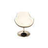 Poltrona design bianca e nera Solly image pub1