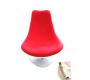 Poltrona design bianca e rossa TALY