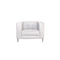 Poltrona design bianca LINCOLN