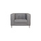 Poltrona design grigia LINCOLN
