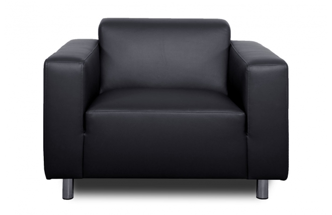 Poltrona design nera CAPRI