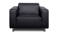 Poltrona design nera CAPRI