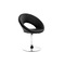 Poltrona design nera ELVA