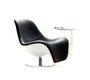 Poltrona design nera girevole KILYE