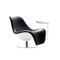 Poltrona design nera girevole KILYE