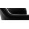 Poltrona design nera TORY