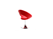 Poltrona design rossa ELVA