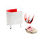 Poltrona design rossa et bianca MIKY