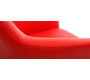 Poltrona design rossa TORY