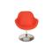 Poltrona design SOLLY bianca e rossa