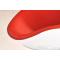 Poltrona design SOLLY bianca e rossa
