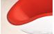 Poltrona design SOLLY bianca e rossa image 4