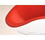 Poltrona design SOLLY bianca e rossa image 4