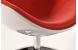 Poltrona design SOLLY bianca e rossa image 5
