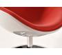 Poltrona design SOLLY bianca e rossa image 5
