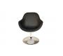 Poltrona design SOLLY nera e bianca 