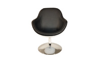 Poltrona design SOLLY nera e bianca 