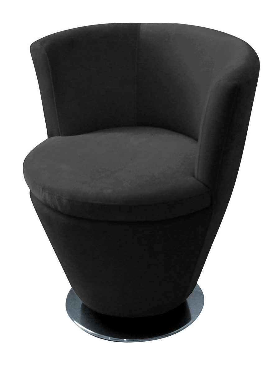Poltrona moderna nera COOPER