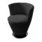 Poltrona moderna nera COOPER