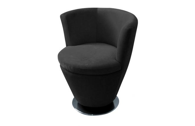 Poltrona moderna nera COOPER