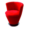 Poltrona moderna rossa Cooper