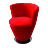 Poltrona moderna rossa Cooper image pub1