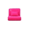 Poltrona per bambina convertibile rosa  MARCHANDE