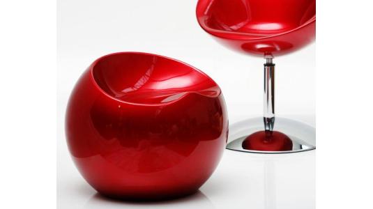 Poltrona  / pouf design rosso COMFY BALL image 1