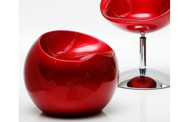 Poltrona  / pouf design rosso COMFY BALL
