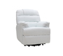 Poltrona relax elettrica colore bianco PHOEBE