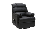 Poltrona relax elettrica colore nero PHOEBE