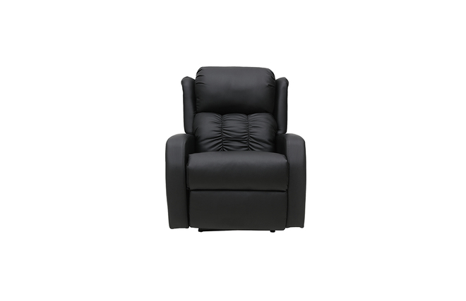 Poltrona relax elettrica massaggiante nera GALLER