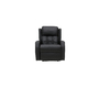 Poltrona relax elettrica massaggiante nera GALLER