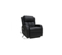 Poltrona relax elettrica massaggiante nera GALLER