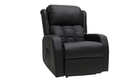 Poltrona relax elettrica massaggiante nera GALLER