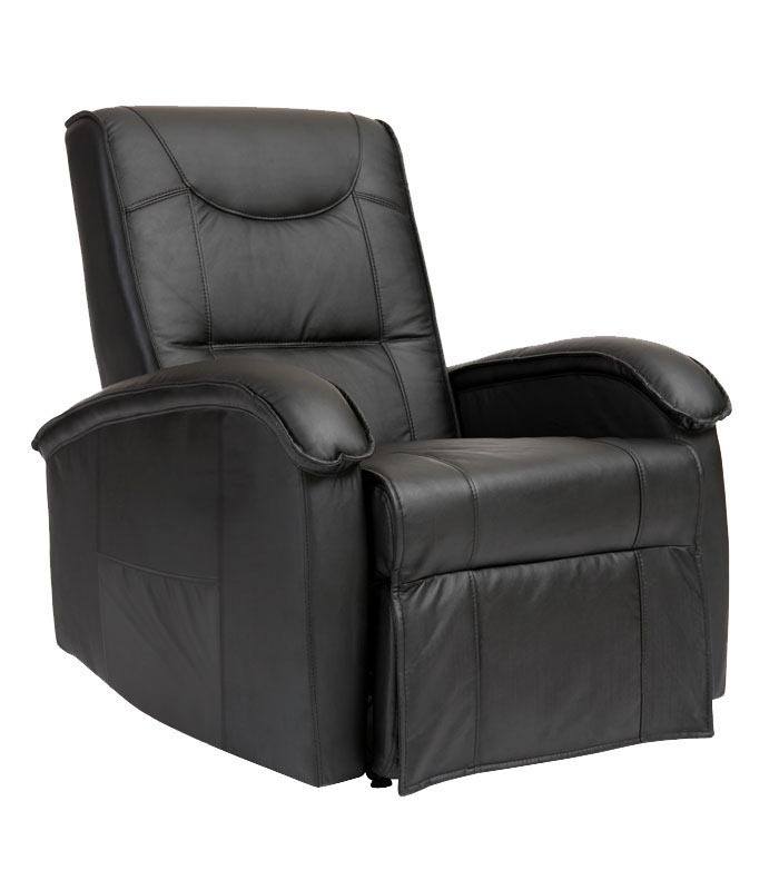 Poltrona relax elettrica nera PERRY