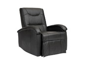 Poltrona relax elettrica nera PERRY