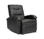 Poltrona relax elettrica nera PERRY