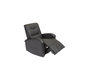 Poltrona relax elettrica nera PERRY