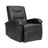 Poltrona relax elettrica nera PERRY