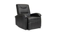 Poltrona relax elettrica nera PERRY