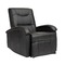 Poltrona relax elettrica nera PERRY