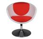Poltrona / Sedia bianca e rossa NEW GROOVY 